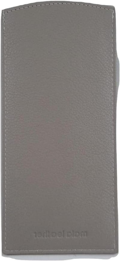 Mala Leather Soft Leather Glasses Case - Thin Pocket for Reading Glasses, Lightweight Protective Glasses Case 16 x 7 cm