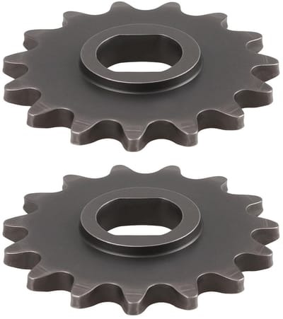 Dailygoods- Motor Tandwiel 25H 15T - Geschikt voor MY1016/MY1018/MY1020 - Staal - Diameter 34mm - Boring 10.5x9mm - Duurzaam en betrouwbaar - Aandrijfwiel