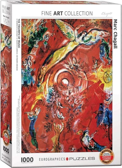Muziek Puzzel - Kunst Legpuzzel - Ontspannen Vrije Tijd - 1000 Stukjes - 68 x 48 cm - Multicolor