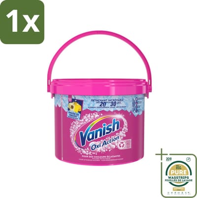 1 x Vanish Oxi Action - Vlekkenverwijderaar Poeder - Levendige Kleuren - Gekleurde Was - 2.7 Kg- Vlekverwijderaar - Wasmiddel - Kleurbehoud - Geurverwijdering - Hygiëne