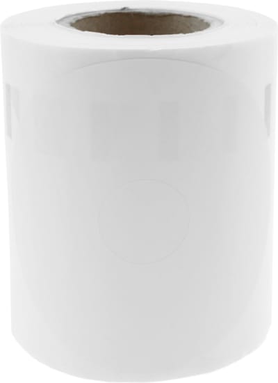 BeMatik - Rol van 160 zelfklevende etiketten compatibel met Dymo S0719250 en 14681 57 mm DVD 4-pack