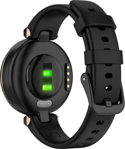 By Qubix - Siliconen bandje - Zwart - Geschikt voor Garmin Lily