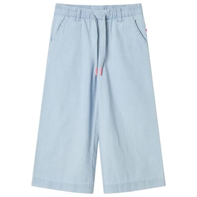 vidaXL Kinderbroek 116 zachtdenimblauw