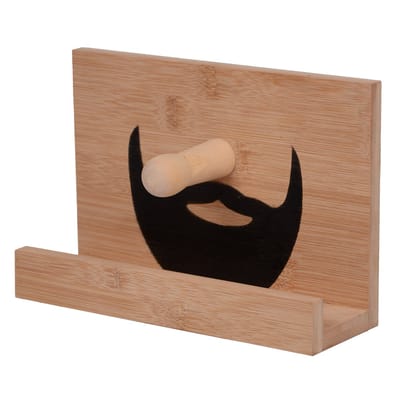 UNUS® Brillenstandaard brillenhouder bamboe hout volle baard