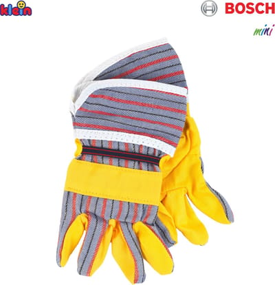 Klein Toys Bosch mini werkhandschoenen - speelgoed - standaard kindermaat - geel