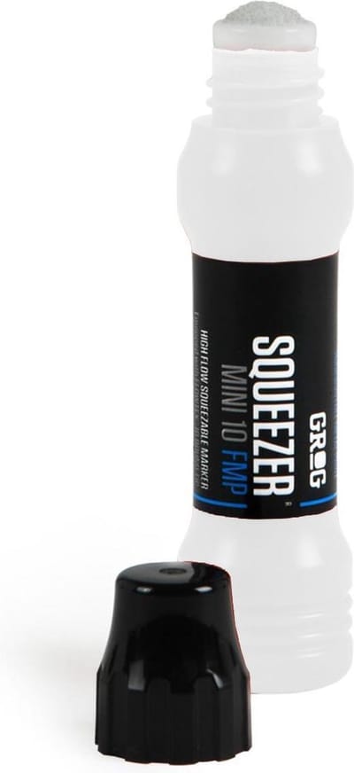 Grog Squeezer Paint Mini Verfstift - Witte 10mm Squeezer Marker Stift - Wit