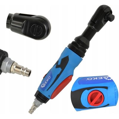 GEKO Pneumatische luchtratel 1/2 inch met 110 Nm koppel en 180 rpm voor M6-M10 schroevenwerk