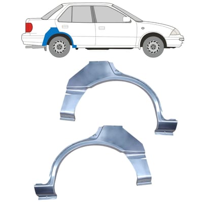 Reparatiepaneel achterspatbord voor Suzuki Swift 1988-2004 / Links / Rechts