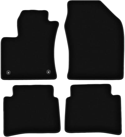 BASIC zwarte veloursmatten voor: Toyota Prius IV hatchback (2017-)