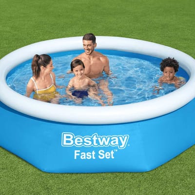 Bestway Fast Set Zwembad opblaasbaar rond 244x61 cm