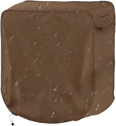 Slanghaspel Beschermhoes - Haspel Cover - Tuinonderhoud Vergemakkelijken - UV-Bestendig Waterdicht - 60x45x60cm - Koffie