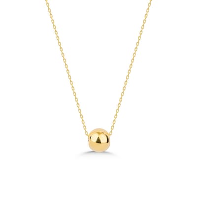 Unieke Ketting Met Rondje Goldplated Trendy (925 sterling zilver) Trendy Dames Vriendschapsketting Ketting Goldplated | Cadeau Voor Vrouw Of Meisje