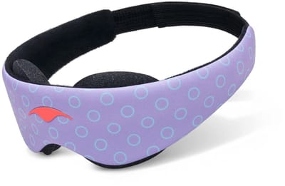 Manta KIDS Sleep Mask – Periwinkle - Slaapmasker voor kinderen – 100% verduisterend – Geen druk op ogen – Volledig verstelbaar voor een perfecte pasvorm – Hypoallergeen – Zacht & ademend – Voor kinderen vanaf 6 jaar