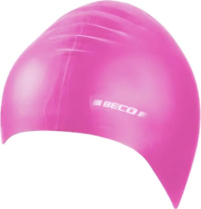 BECO badmuts - latex - dames - roze - One size