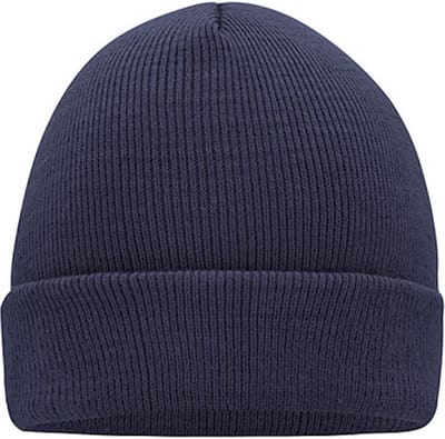 Myrtle Beach 'Knitted Cap' Beanie Navy/Blauw