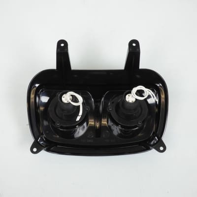 dubbele koplamp zwart voor scooter yamaha 50 bw's 2004 tot 2012 nieuw