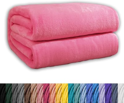 Luxe Warme Fleece Plaid - Zachte en Lichtgewicht Knuffeldeken voor Bank en Reizen