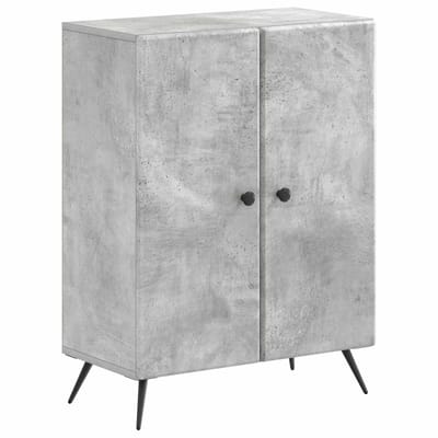 vidaXL - Badkamer - Opbergkast - BREDA - Betongrijs - 59,5 - x - 31 - x - 80 - cm