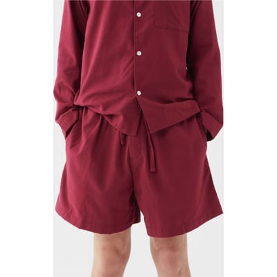 Tekla Unisex Flannel, Pyjamas Shorts Beyond Red Größe: L | Kurze Sporthosen Outlet | Unisex | Rot