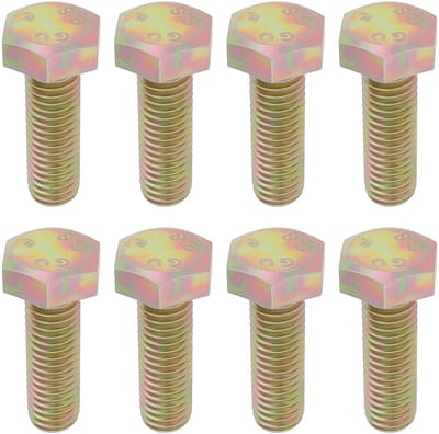 Dailygoods - 50 Stuks DIN 933 Hex Head Cap Schroeven M8 x 25mm