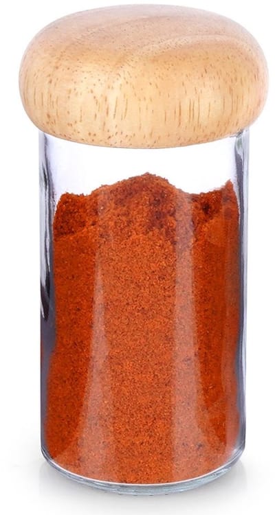 Orion - Pojemnik na przyprawy - Szklany - 80 ml - Z sitkiem
