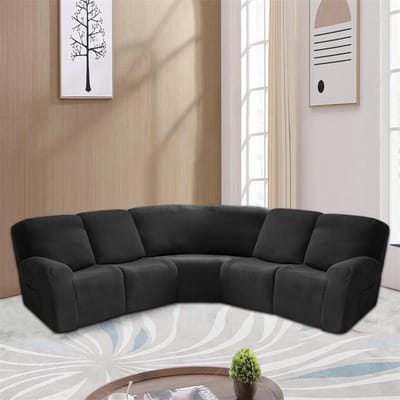 Rekbaar Poolfleece Fauteuilhoezen Antislip Spandex Bankhoezen Voor Woonkamer Fauteuilbeschermer