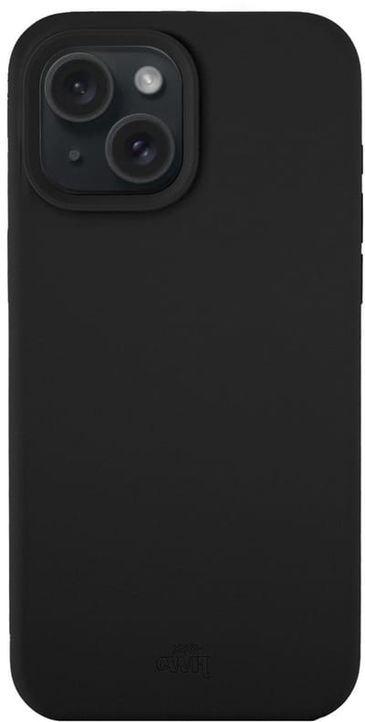 xoxo Wildhearts Shockproof Silicone Case Black - geschikt voor iPhone 14 - Backcover hoes - Zwart Siliconen - Optimale bescherming - Verhoogde camera rand - Zwart