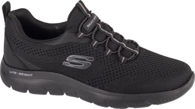 Skechers Summits Tallo Textiel Heren Zwarte Sneakers