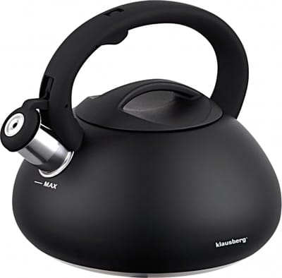 Fluitketel Mat Zwart Waterkoker 2.7 L ‘’Carbon‘’ RVS