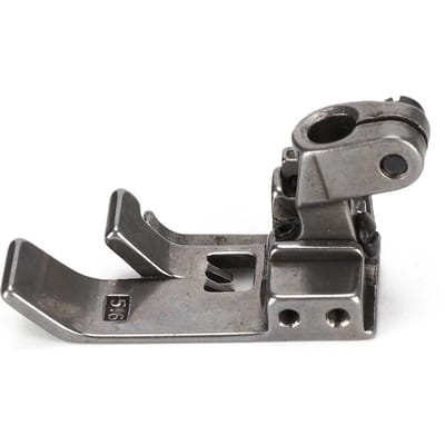 Pied presseur pour machine à coudre extensible 5.6 Longueur de point Couteau gauche Haut Bas Accessoires de couture gray