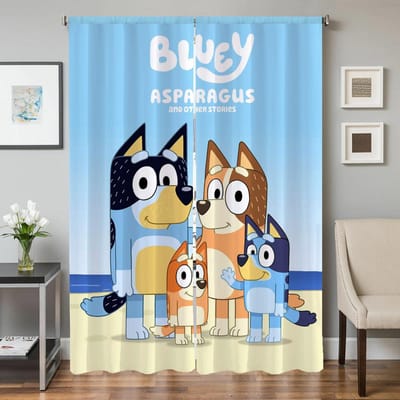 Home Interieur Keuken Gordijnen voor Woonkamer 2 Stuks Verduisterende Gordijnen Deurgordijn B-bluey-y Scheidingswand Slaapkamer Decoratie W50xH70cmx2pcs-CL