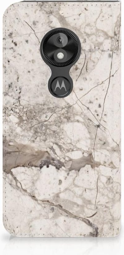 Motorola Moto E5 Play Standcase Marmer Beige