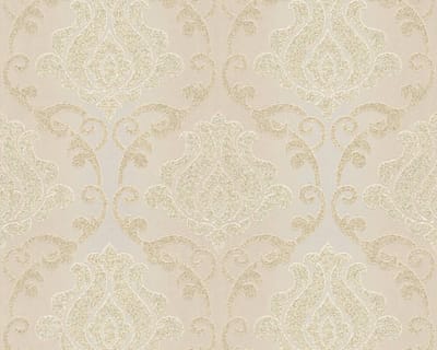 BAROK ORNAMENTEN BEHANG - Beige Creme Metallic - AS Creation Adelaide