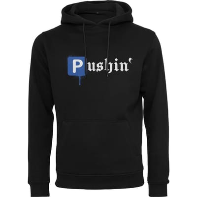Mister Tee - Pushin P Hoodie/trui - XL - Zwart
