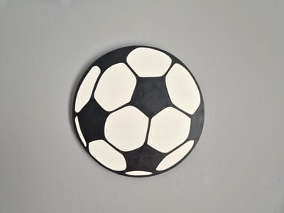 Moliland - Ozdoba Ścienna - Voetbal MDF - 34cm