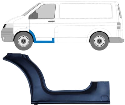 Reparatie dorpel voorste deuren voor Volkswagen Transporter T5 2003-2015 / Links