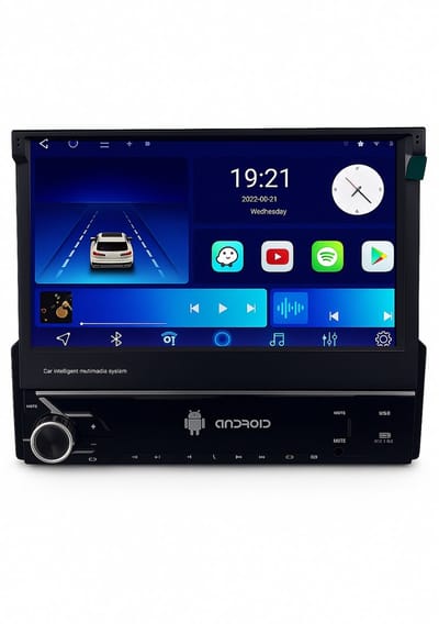 ADIVOX 7 inch manual inklapbaar display 2GB/32GB Android 15 CarPlay/Auto/Wifi/RDS/DSP/DAB+