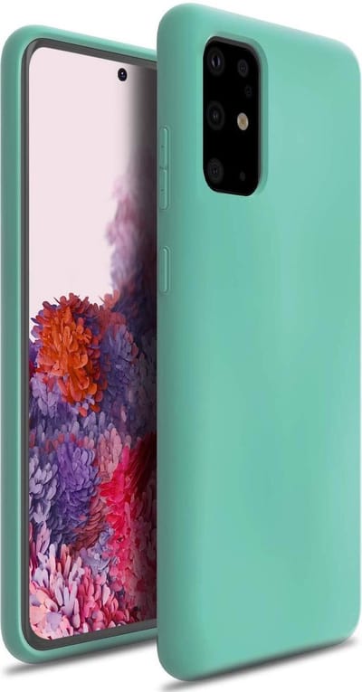 HB Hoesje Geschikt voor Samsung Galaxy S20 Plus - Siliconen Back Cover - Groen