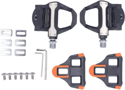 Aerodynamische Fietspedalen met Cleats voor Shimano SPD - Zelfsluitende Pedalen van Nylon en Staal voor Racefietsen