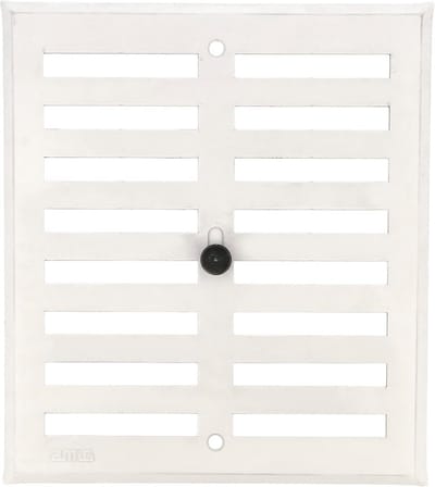 Ventilatierooster - Luchtuitlaat rooster - Luchtcirculatie verbeteren - Eenvoudige installatie - 170 x 190 mm - Wit