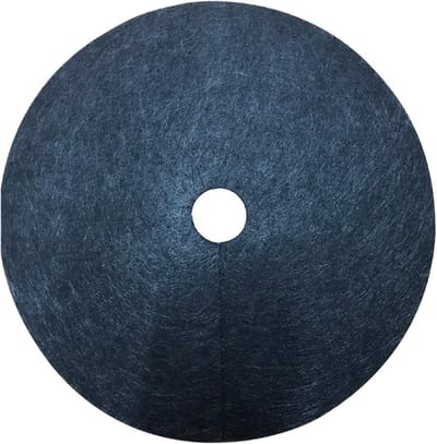 Onkruiddoek Bodembedekker - Boomringen Bescherming - Tuinonderhoud Vereenvoudigen - Ademend Materiaal - 4 Stuks 72cm - Zwart