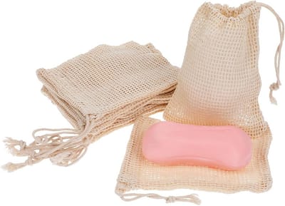 Zeepzakjes Sisal - Zeep Houder - Duurzame Lichaamsverzorging - Rijk Schuim Creëren - 10 Stuks - Beige