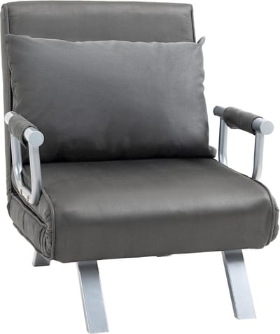 DD Slaapstoel - Logeerbed - Zetelbed - 69x65x80cm - Dunkelgrau