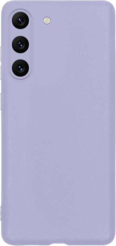 Hoes - Geschikt voor Samsung Galaxy S23 - Sterk & Shockproof - Hoesje Cover - Siliconen Case - Lila