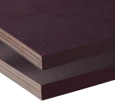 Multiplex Plaat - Houtplaat Berkenhout - Ambachtelijk Gebruik - Zeefdruk Patroon - 90x50 cm - Bruin