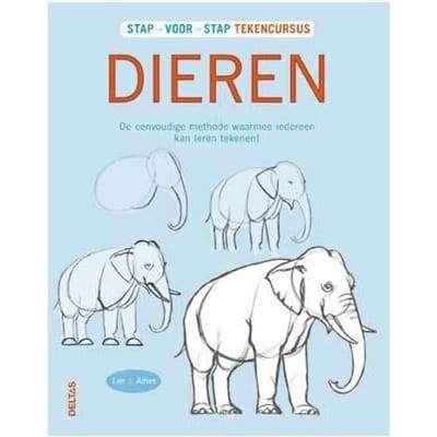 Deltas Step by step drawing course - Animals (NL)