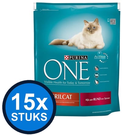 15x Purina One - Adult Sterilcat Rund - Kattenvoer Droogvoer - 800 g