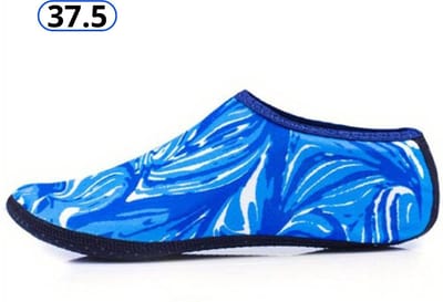 Bovista Waterschoenen Voor Kinderen & Volwassenen - Aqua Shoes - Aquaschoenen - Afzwemschoenen - Zwemles Schoenen - Blauw - Maat 37.5