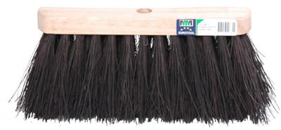 MM Eurotool Straatbezem Colombo FSC 29 cm zwart voor droog grof vuil