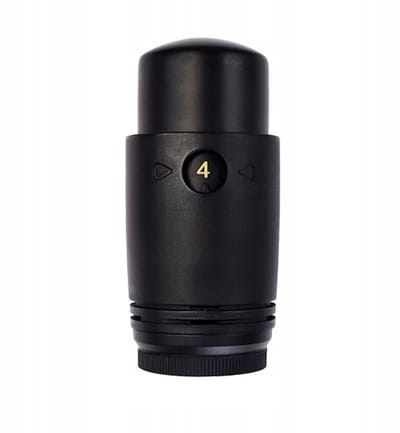 Invena CD-81-015 Thermostatische Radiatorknop Zwart M30x1,5